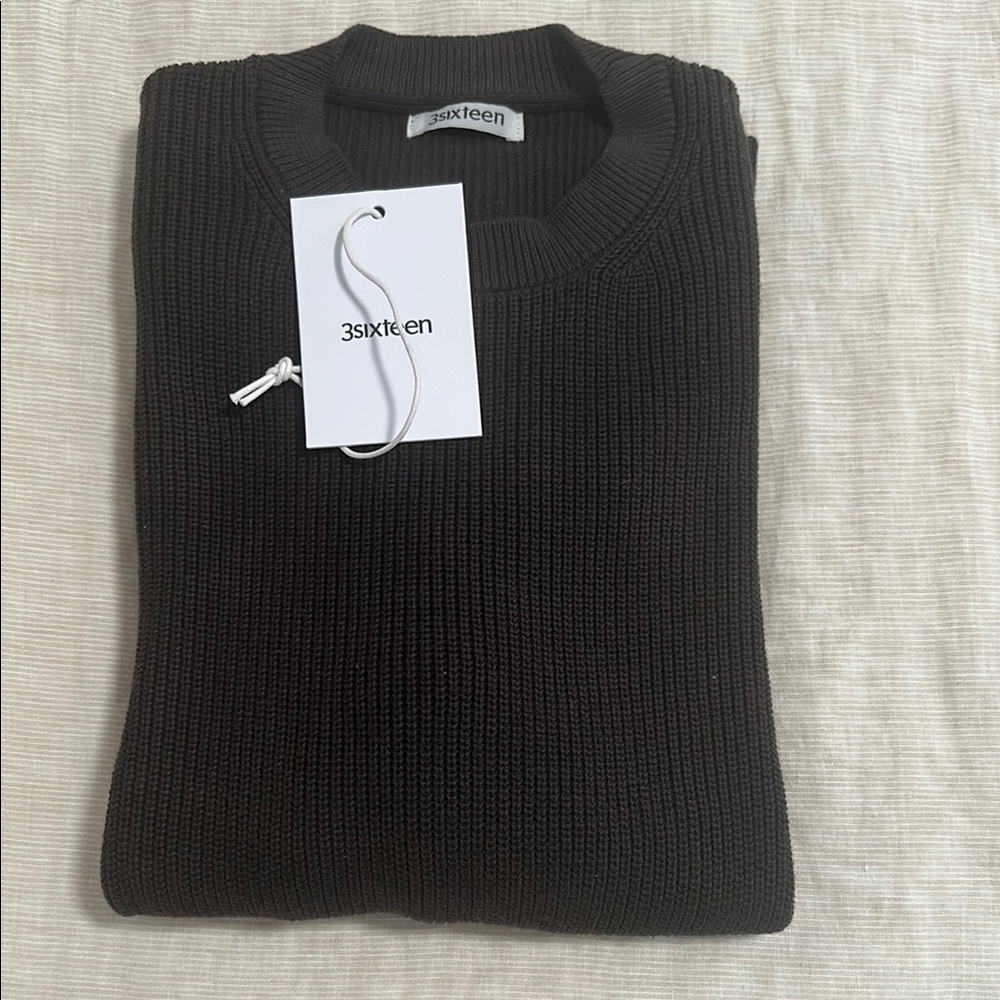 3sixteen Men's Brown Sweater